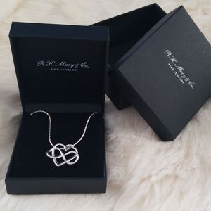 Infinity heart necklace